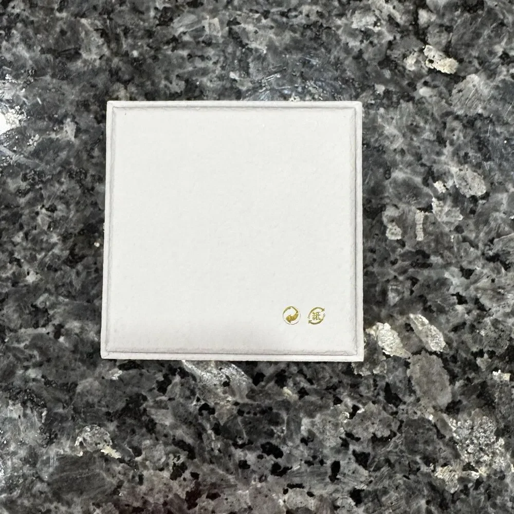 Dior Small White Jewelry Gift Empty Box & Dior Gold Star 